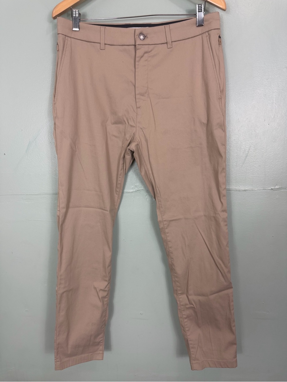 Birddogs Khakis Men Pants Cream Tan Size 32x32 Slim‎ Fit Lightweight